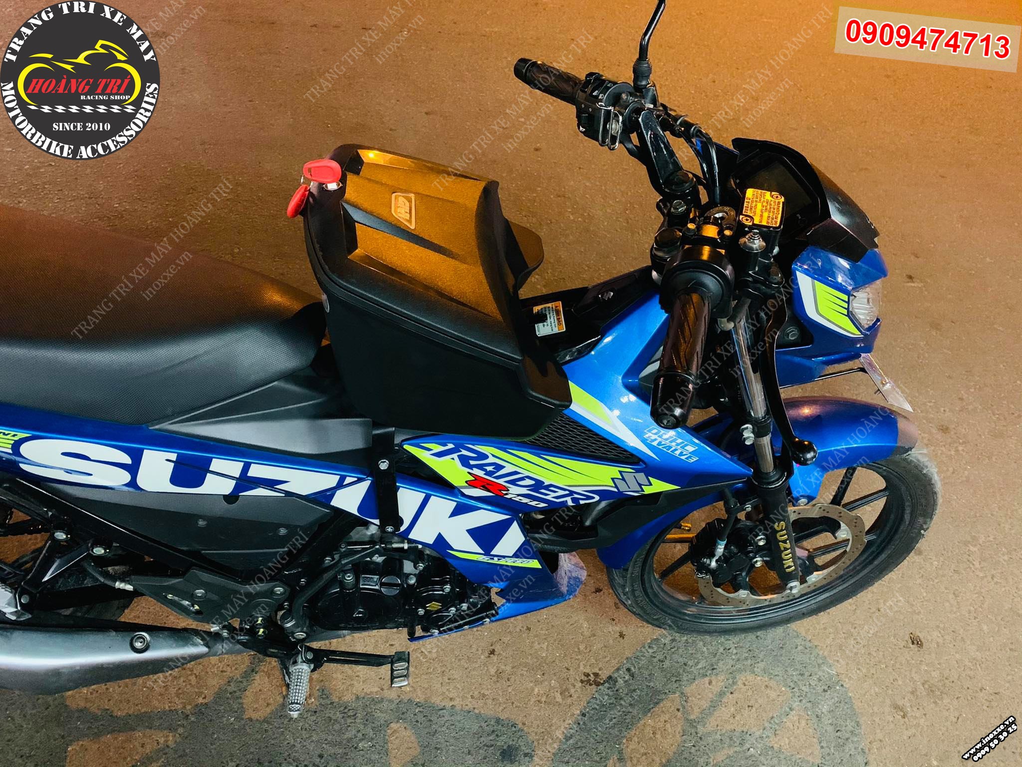 Thùng giữa Givi G12N cho xe Raider, Satria